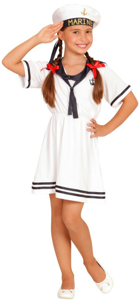 Navy girl child costume