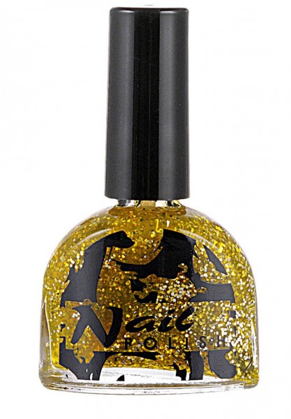 Gold glitter nail polish 7ml