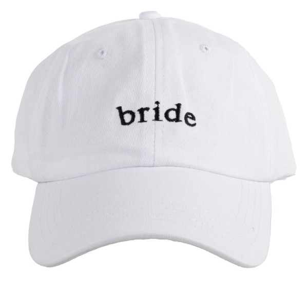 Witte bruid cap
