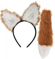 Voorvertoning: Set van 2-delige accessoires voor vossenkostuums