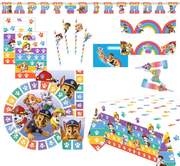 Paw Patrol furry heroes party pack 66 pieces