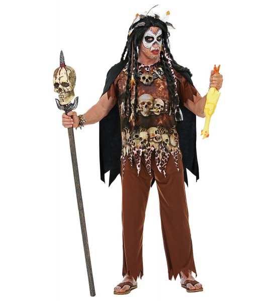 Costume da prete voodoo da uomo