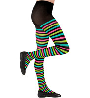 Preview: Girls' colorful striped tights