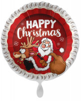 Ballon aluminium Joyeux Noël 71cm