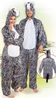 Preview: Zebra plush overall for men