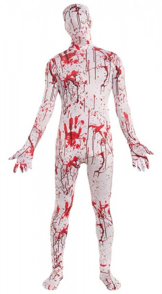 Costume da uomo completo di body bloody morphsuit