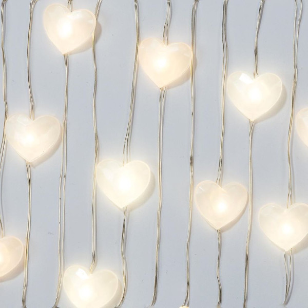 Heart quake LED fairy lights 3m