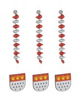 3 Köln Wappen Hängespiralen