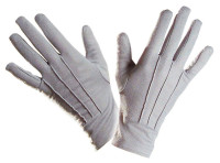 Grå eleganta handskar