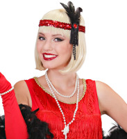 Preview: Charleston sequin headband red