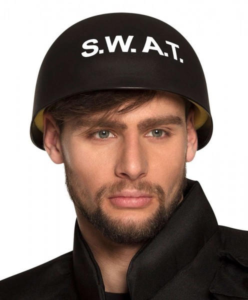 Politibetjent SWAT-hjelm