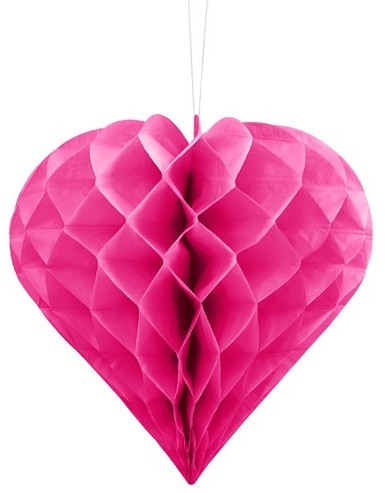Herzilein honeycomb ball pink 20cm