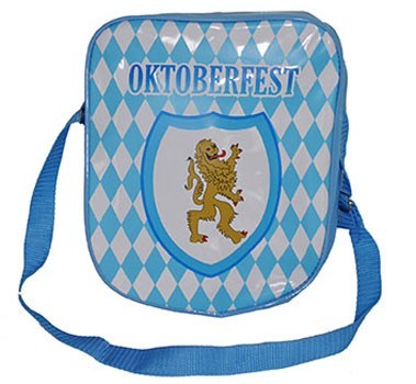 Blauw-witte Oktoberfest-tas