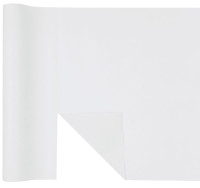 Einfarbiger Tischläufer Weiß 4,8m