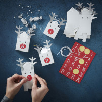 DIY Reindeer Advent Calendar