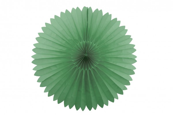 Puntos divertidos abanicos decorativos verdes de 2 40 cm 2