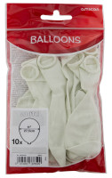 10 Weiße Luftballons Partydancer 27,5cm