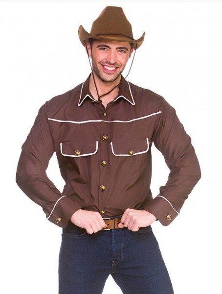 Zachodnia koszula kowbojska dla mężczyzn