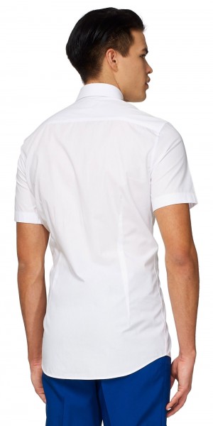 OppoSuits White Knight Kurzarm Hemd