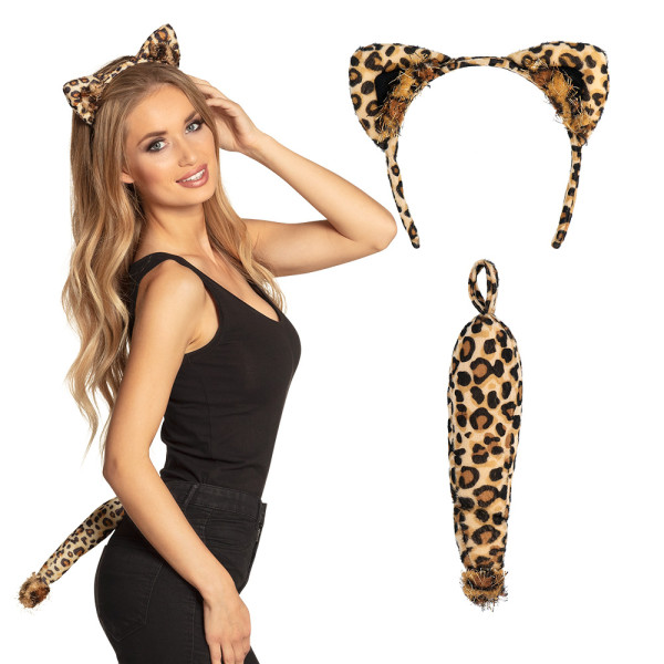 Leoparden Kostüm Set