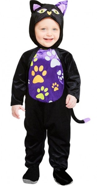 Kostium czarnego kota dla małych dzieci