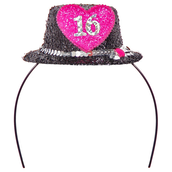 Sweet 16 hat hoop