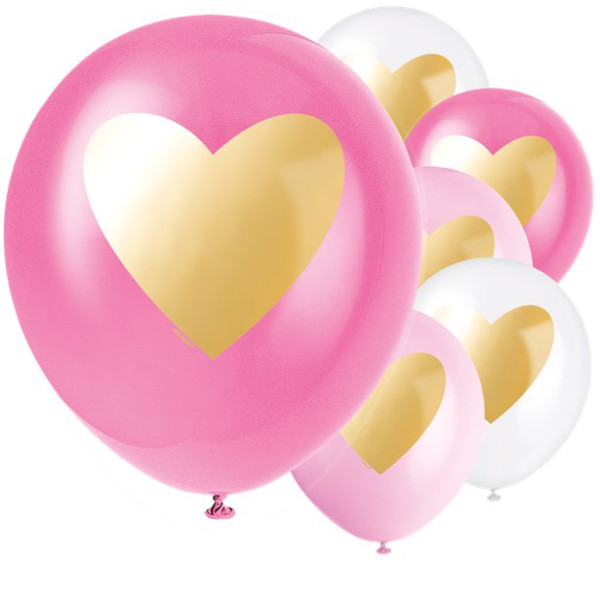 6 ballons Totally in love 30cm