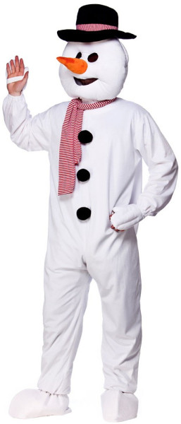 Snorre The Snowman Unisex kostym Vit