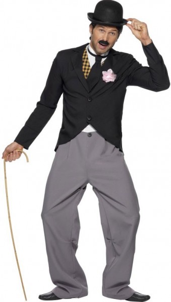 Sir Charlie Chaplin kostume til en mand