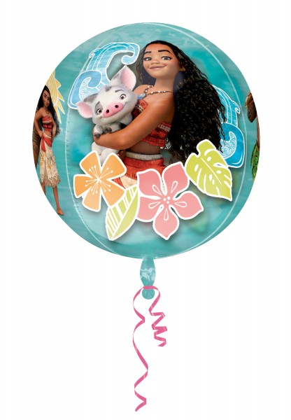 Kugelballon Vaiana & Freunde transparent 2