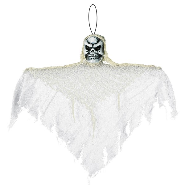 Flying Skeleton Hanging Decoration White 35.5cm