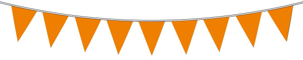 Wimpelkette Oranje 10m