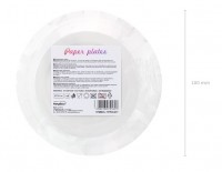 Anteprima: 6 piatti rosa lucido 18 cm