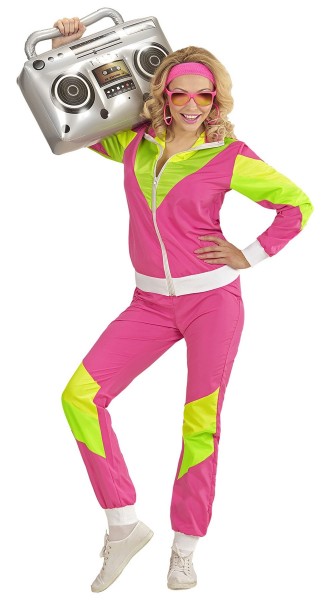 Pink funky jogging suit 4