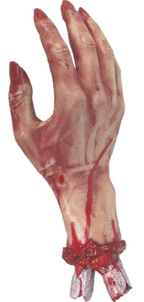 Abgerissene Hand Vincent mit Knochen