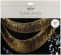 Preview: Fringe garland gold 2m