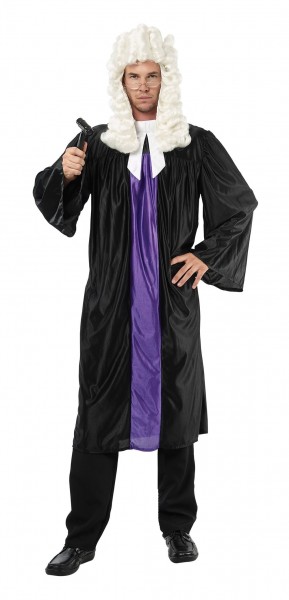 Judge robe costume for men