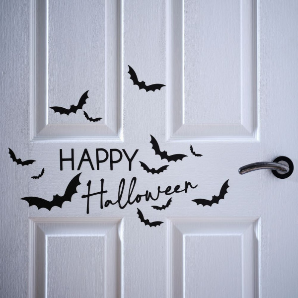Naklejki na drzwi Happy Halloween