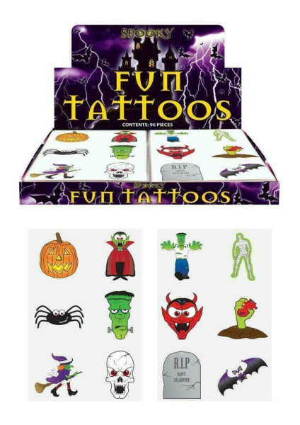 Tatuajes de Halloween para niños