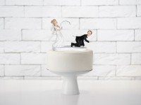 Bride fishing groom cake figure 13cm