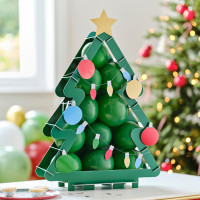 Soporte para globos de árbol de Navidad rellenable