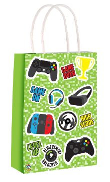 Paper gamer gift bag