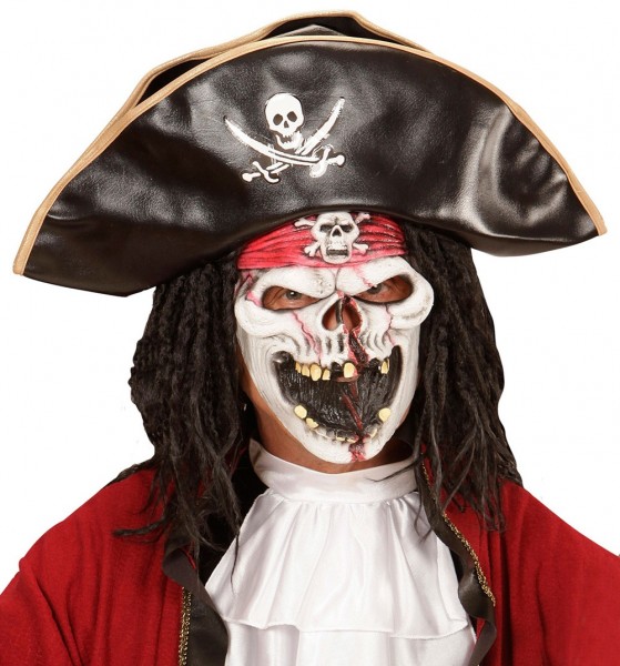 Enge spook piraat kindermasker