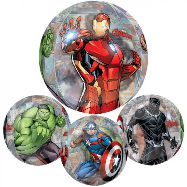 Avengers Team Orbz Ballon 38 x 40cm
