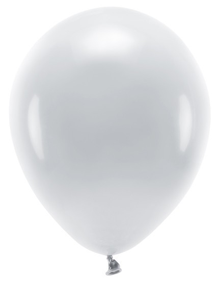 100 palloncini pastello eco grigio 30cm