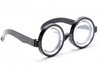 Vorschau: Nerdbrille Riesenauge rund