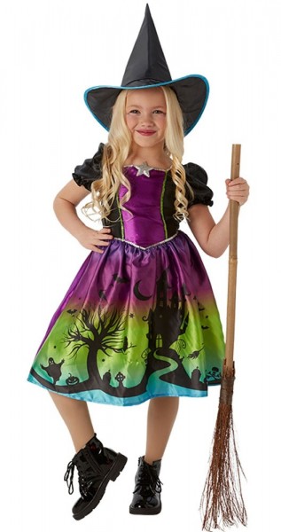 Disfraz de bruja mágica Lena para niños
