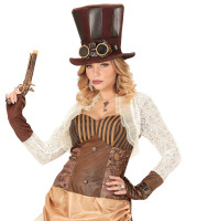 Preview: Philomena steampunk top hat