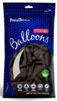 Oversigt: 20 feststjerner balloner chokoladebrun 27cm