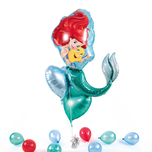XXL Heliumballon in der Box 3-teiliges Set Arielle